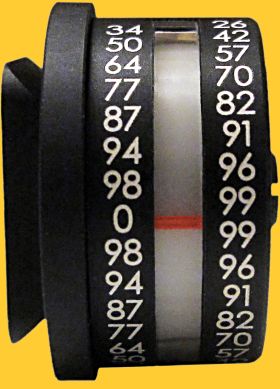 Angle Cosine Indicator LEFT HAND "Mil Spec" Version Mounts on Right Side of Firearm